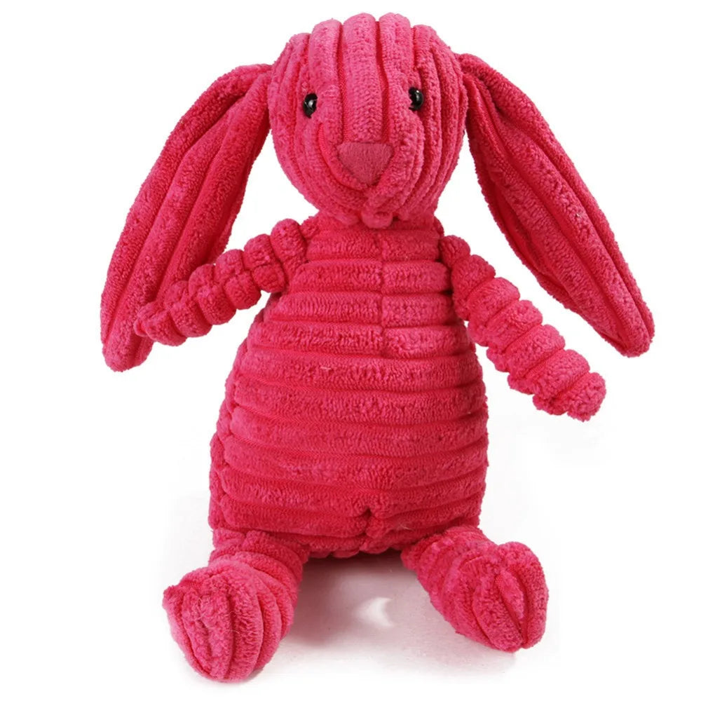16 Animal Dog Chew Toys – Plush Squeak Rope Toys for Puppies & Cats