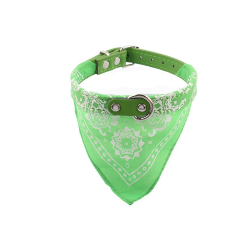 SUPREPET Adjustable Dog Collar – Cute Print Scarf & Neckerchief for Pets