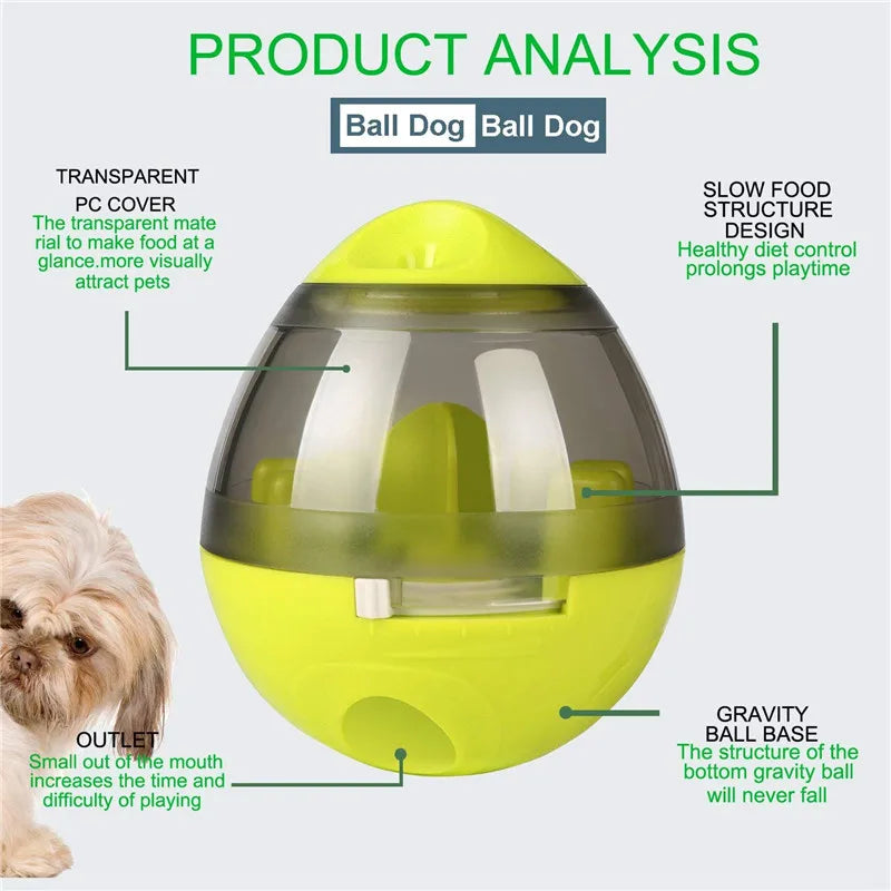 Interactive Cat Toy – IQ Treat Ball & Food Dispenser for Training & Play