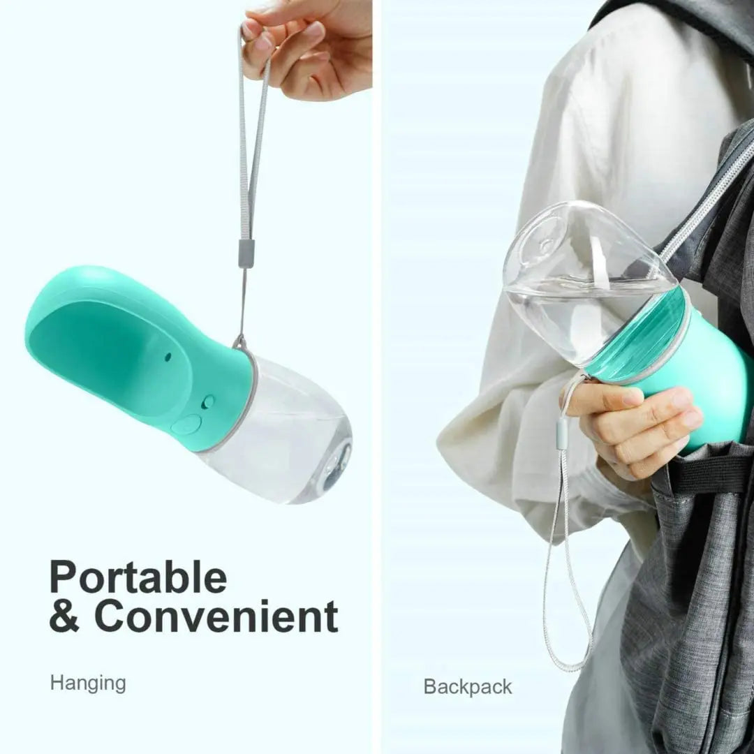 Portable Pet Dog Water Bottle – Drinking Feeder for Dogs & Cats, Travel
