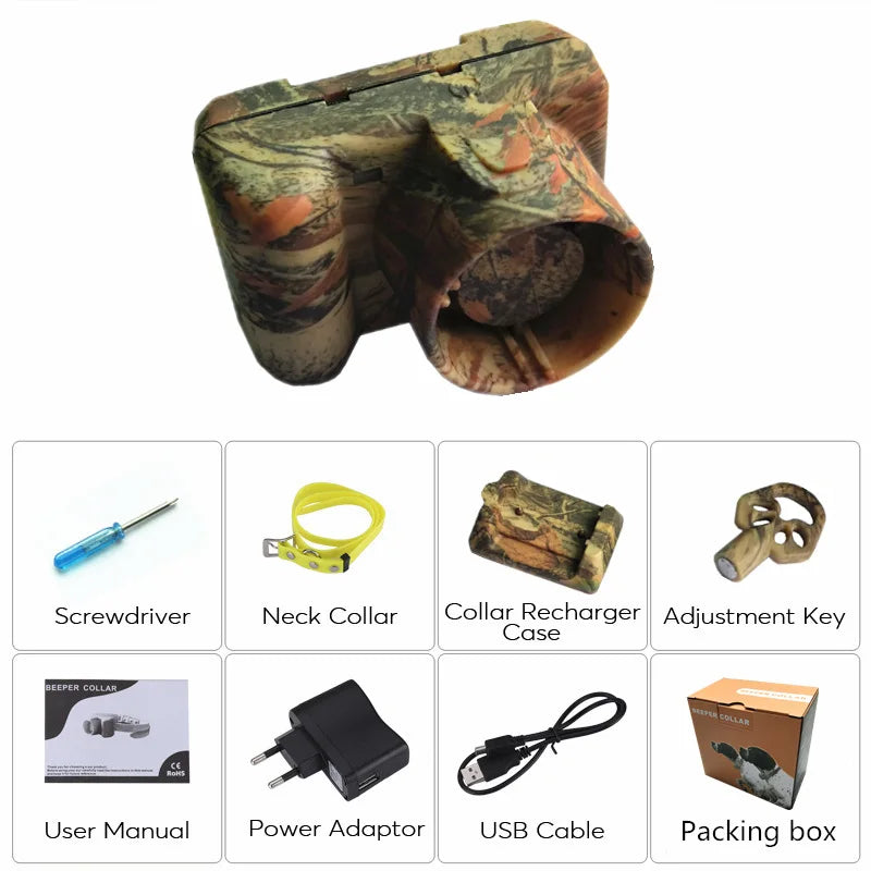 Professional Hunting Dog Training Collar–Rechargeable Waterproof Electric Beeper