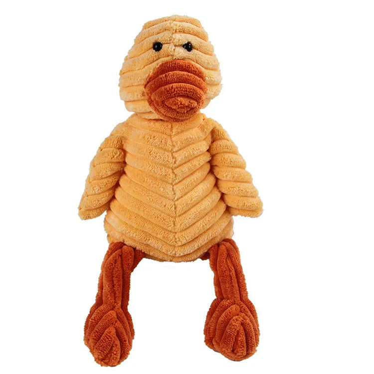 16 Animal Dog Chew Toys – Plush Squeak Rope Toys for Puppies & Cats