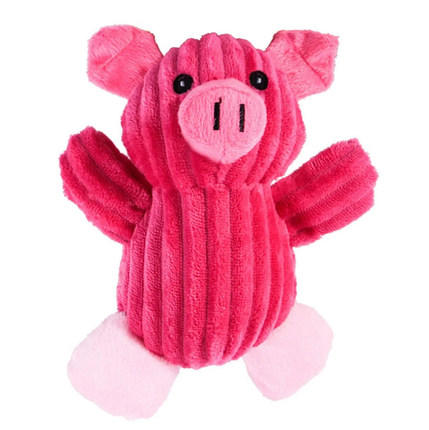 16 Animal Dog Chew Toys – Plush Squeak Rope Toys for Puppies & Cats