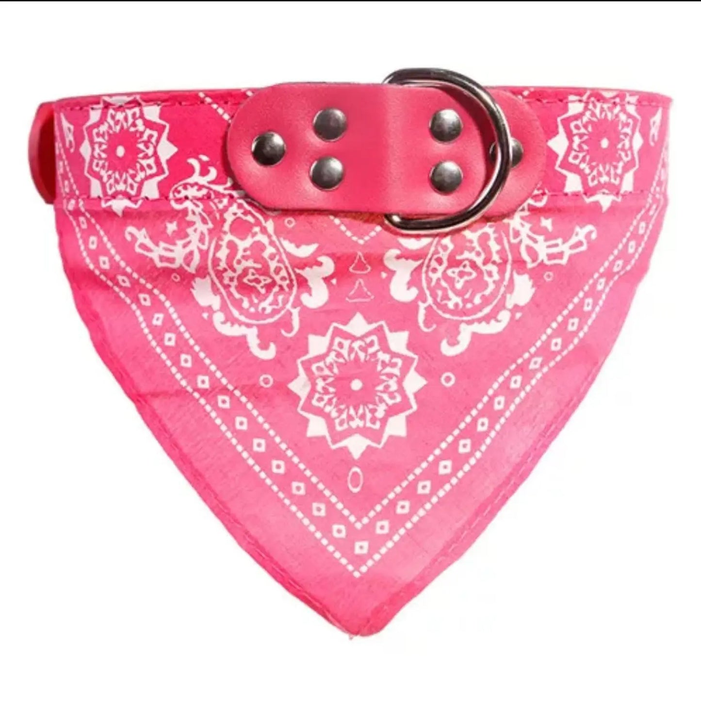 SUPREPET Adjustable Dog Collar – Cute Print Scarf & Neckerchief for Pets
