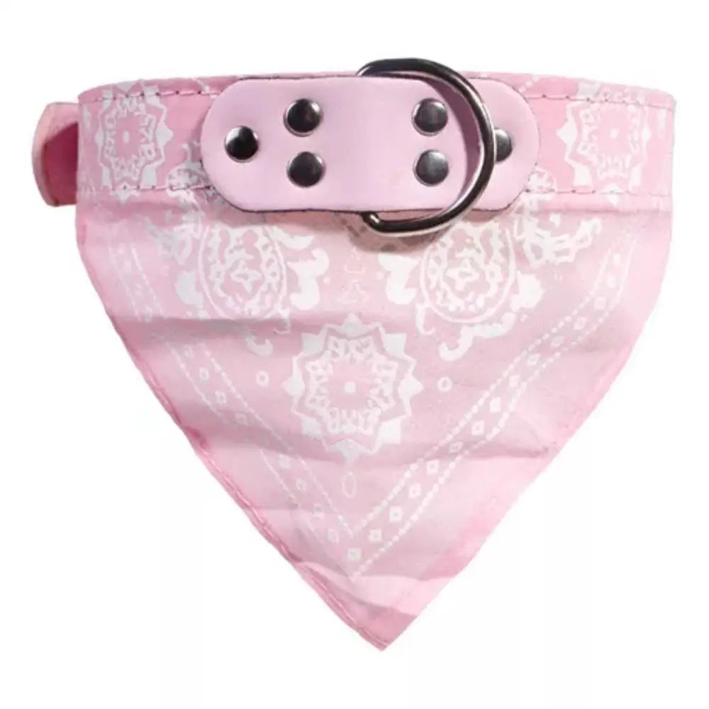 SUPREPET Adjustable Dog Collar – Cute Print Scarf & Neckerchief for Pets