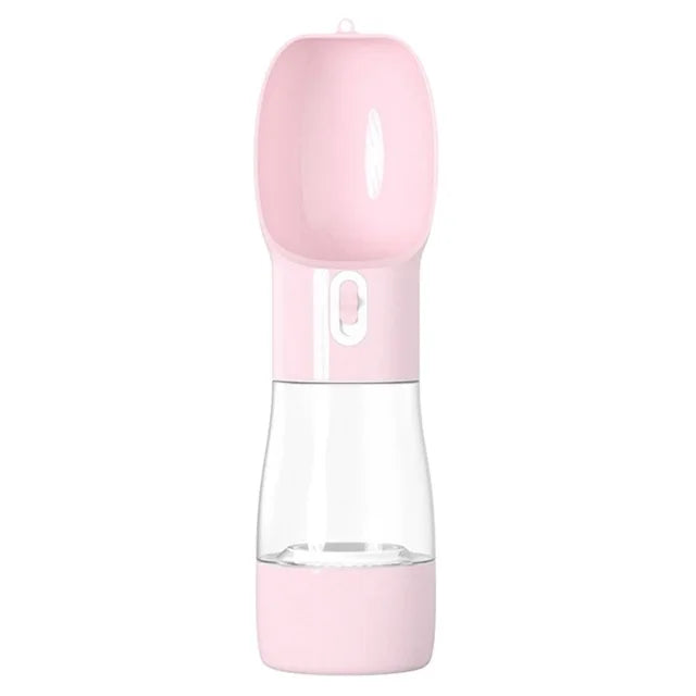 Portable Dog Water Bottle – Pet Drinking Feeder Bowl for Dogs & Cats, Travel