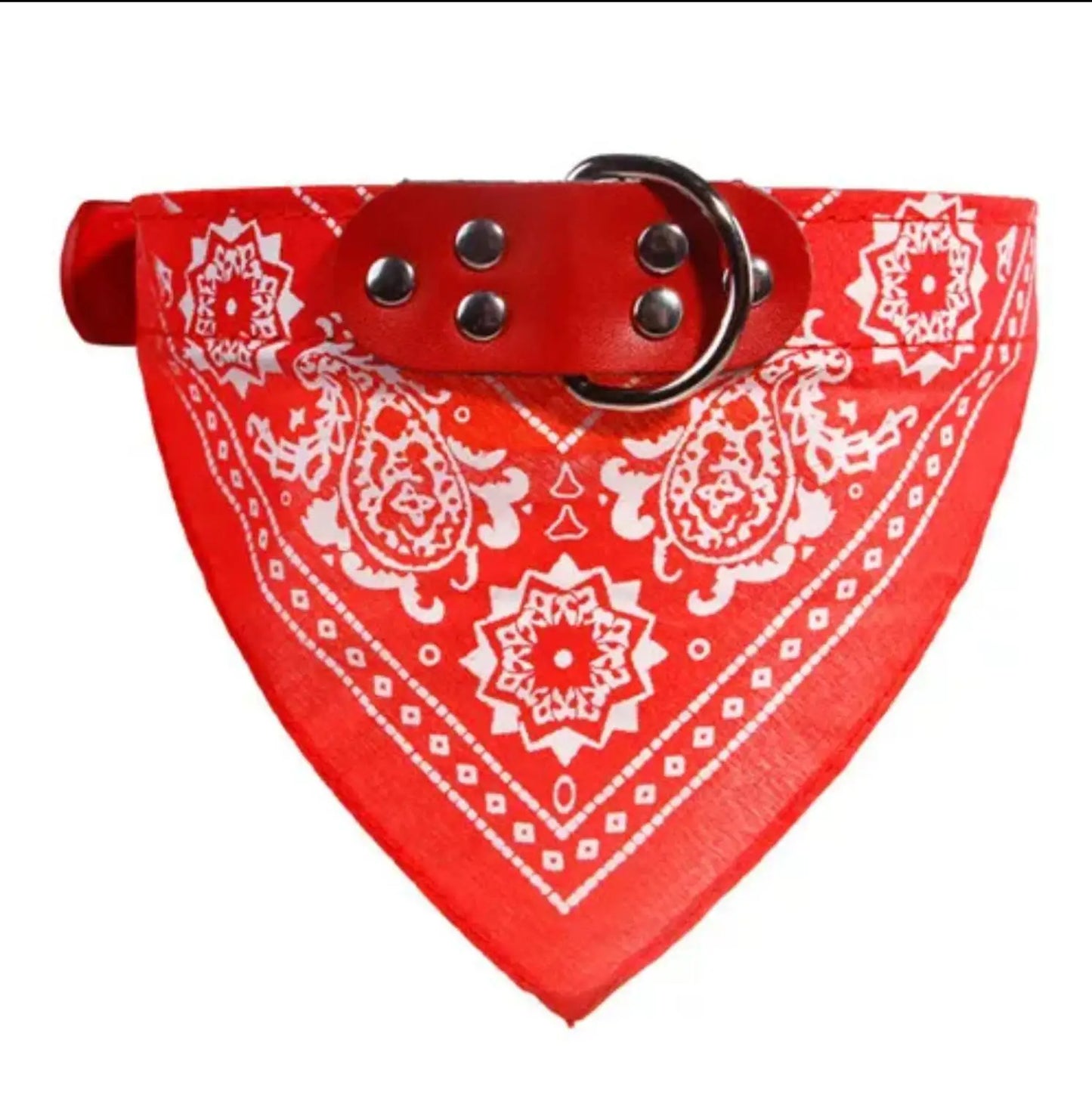 SUPREPET Adjustable Dog Collar – Cute Print Scarf & Neckerchief for Pets