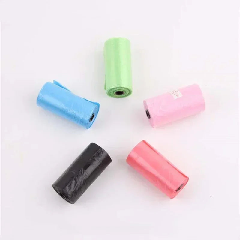 5 Rolls Biodegradable Dog & Cat Poop Bags – Pet Waste Cleanup Refill
