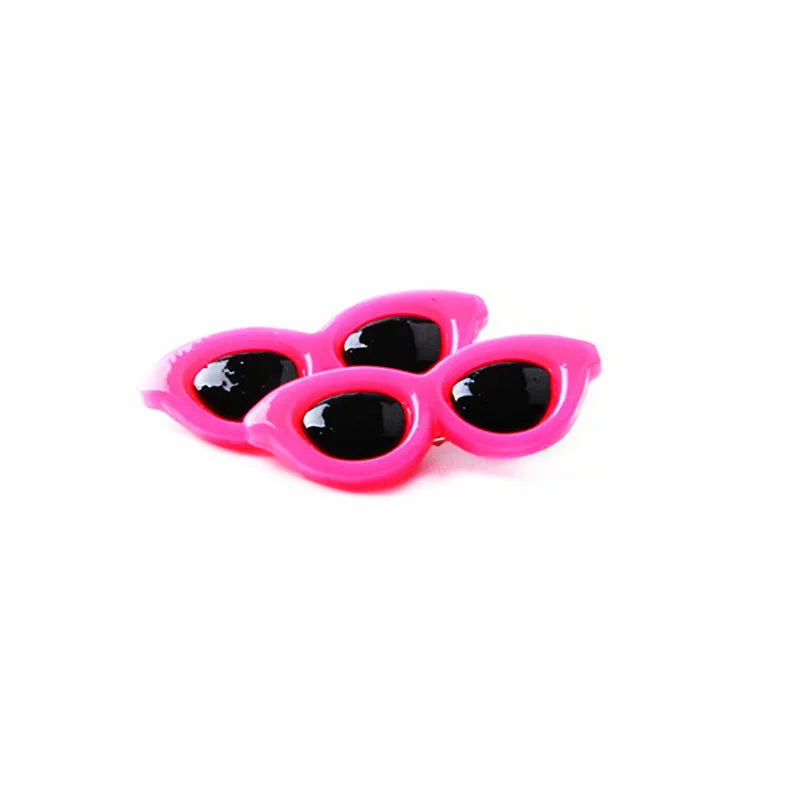 Pet Heart Sunglasses Hairpin – Cute Bow Hair Clip for Dogs & Cats, 1pc