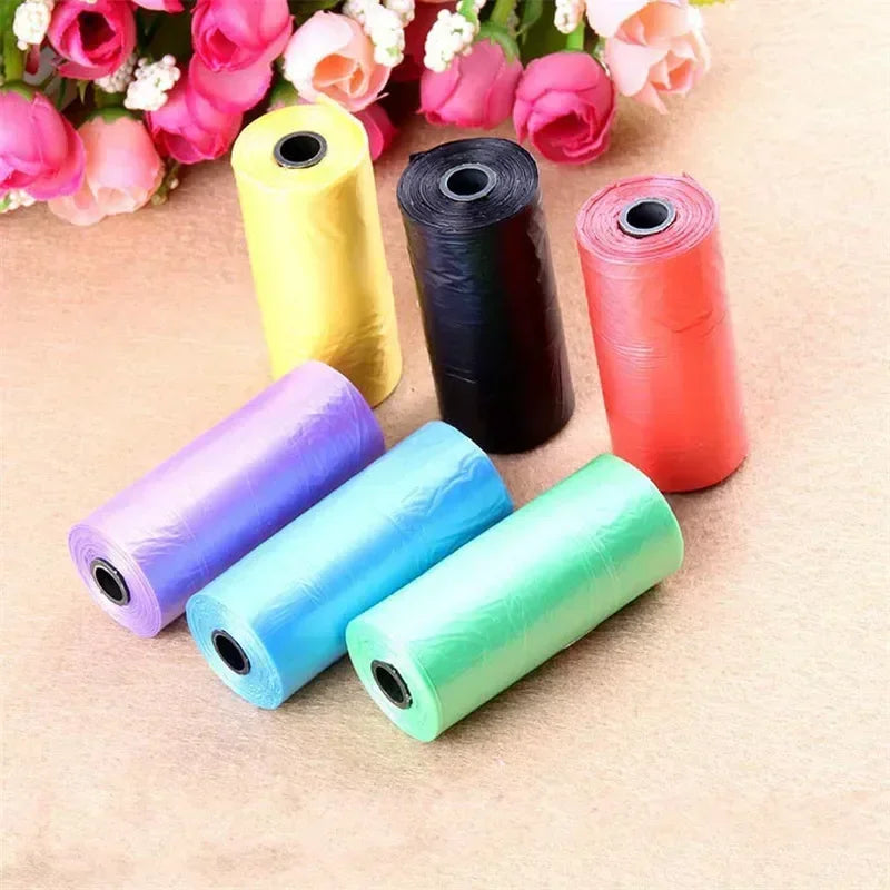 5 Rolls Biodegradable Dog & Cat Poop Bags – Pet Waste Cleanup Refill