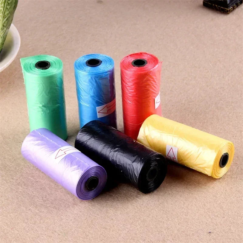 5 Rolls Biodegradable Dog & Cat Poop Bags – Pet Waste Cleanup Refill