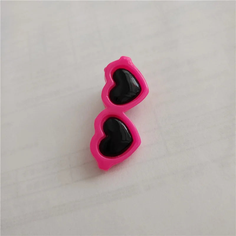 Pet Heart Sunglasses Hairpin – Cute Bow Hair Clip for Dogs & Cats, 1pc
