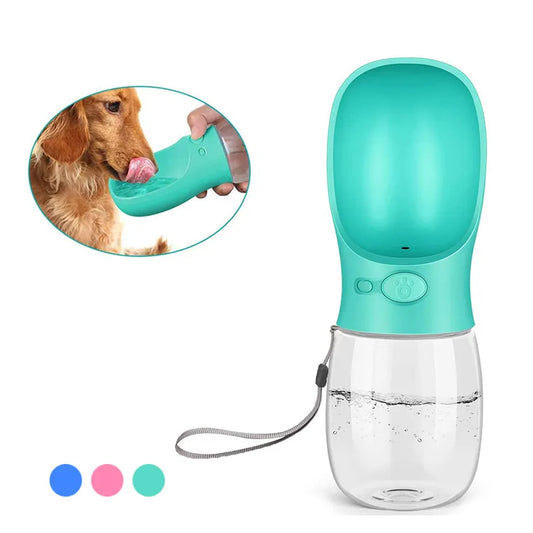 Portable Pet Dog Water Bottle – Drinking Feeder for Dogs & Cats, Travel