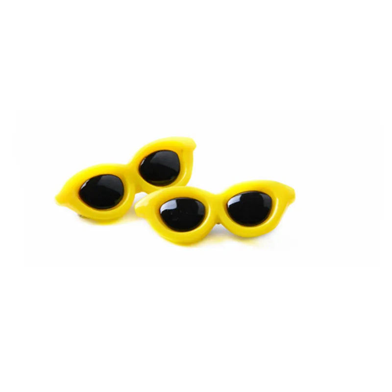 Pet Heart Sunglasses Hairpin – Cute Bow Hair Clip for Dogs & Cats, 1pc